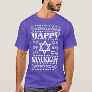 Prettig Chanoeka, Mannen Vrouwen Kinderen Sterren T-shirt