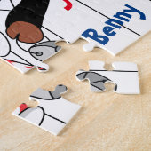 Prettig Chanukka, prettig Koe-jaar Legpuzzel (Zijkant)