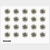 Prettig Chanukka Ronde Sticker (Vel)
