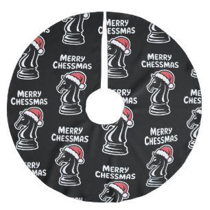 Prettig Chessmas Kerstmis Schaken Xmas Kerstman Ho Kerstboom Rok