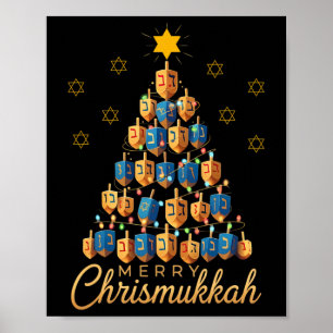 Prettig Chrismukkah Gelukkig Chanukkah Draai Chris Poster