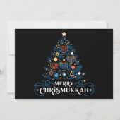 Prettig Chrismukkah Joods feest Hanukkah Feestdagenkaart (Voorkant)