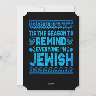 Prettig Chrismukkah Joods Kerstmis Hanukkah Feestdagenkaart