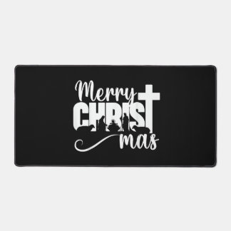 Prettig Christ Mas Christelijk Kerstmis Jezus Kers Bureaumat