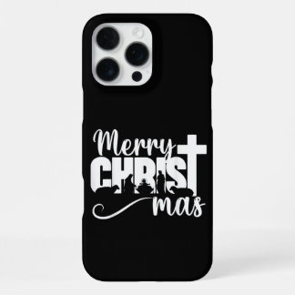 Prettig Christ Mas Christelijk Kerstmis Jezus Kers iPhone 16 Pro Max Hoesje