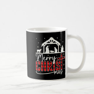 Prettig Christ Mas Jezus Kerstmis Familie Jezus Ge Koffiemok
