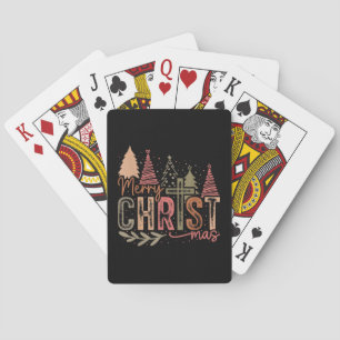 Prettig Christ Mas Kerstmis Christelijk Geloof Jez Pokerkaarten