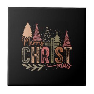 Prettig Christ Mas Kerstmis Christelijk Geloof Jez Tegeltje