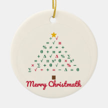 Prettig Christmath Grappige Wiskundeleraar Kerst O