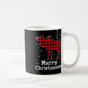 Prettig Christmoose Buffalo geruite Kerst eland  Koffiemok
