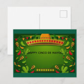 Prettig Cinco de Mayo! Wenskaart Briefkaart (Voorkant / Achterkant)