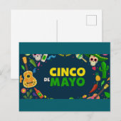 Prettig Cinco de Mayo! Wenskaart Briefkaart (Voorkant / Achterkant)