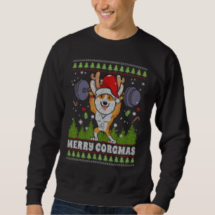 Prettig Corgmas Corgi Hond Gewichtheffen Lelijk Ke Trui