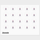 Prettig Creepkerstfeest Kat Pastel Goth Kerstmis S Hart Sticker (Vel)