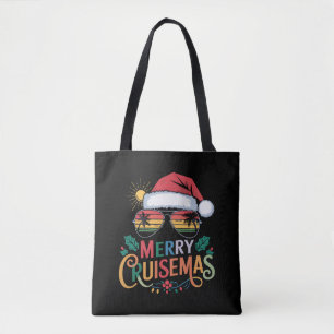 Prettig Cruisemas 2024 Kerstman Kerst Reindeer  Tote Bag