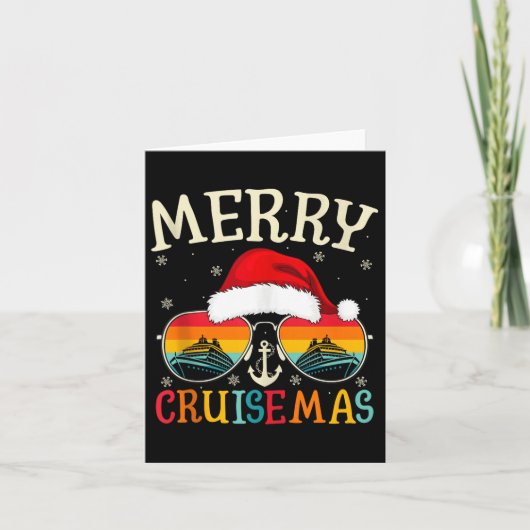 Prettig Cruisemas Cruise Schip Vakantie Cruises Ke Kaart (Voorkant)