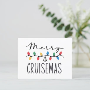 Prettig Cruisemas Familie Kerst Cruise Reis  Feestdagenkaart