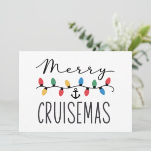 Prettig Cruisemas Familie Kerst Cruise Reis  Feestdagenkaart