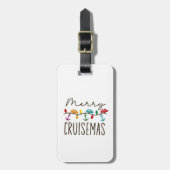 Prettig Cruisemas Kerst Cruise Familie Matching Bagagelabel (Voorkant verticaal)