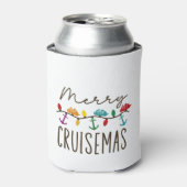 Prettig Cruisemas Kerst Cruise Familie Matching Blikjeskoeler (Blikje Voorkant)