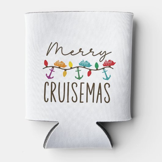 Prettig Cruisemas Kerst Cruise Familie Matching Blikjeskoeler (Voorkant)