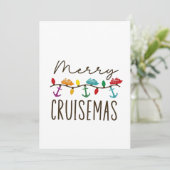 Prettig Cruisemas Kerst Cruise Familie Matching Kaart (Staand voorkant)