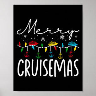 Prettig Cruisemas Kerst Familie Cruisen Grappig Cr Poster