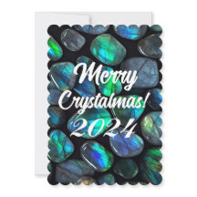 Prettig Crystalmas 2024 Blauwe Labradoriet Kristal