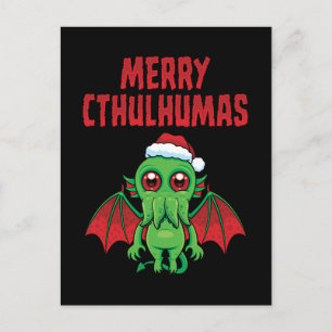 Prettig Cthulhumas Seizoensgroet Feestdagenkaart