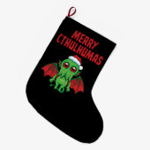 Prettig Cthulhumas Seizoensgroet Grote Kerstsok (Voorkant (Hangend))