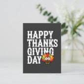 Prettig Dankdag Briefkaart (Staand voorkant)