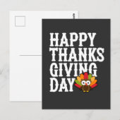 Prettig Dankzeggingsdag Briefkaart (Voorkant / Achterkant)