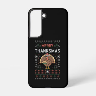 Prettig Dankzegmiskaartje Kerstmis Dankzegging Kal Samsung Galaxy Hoesje