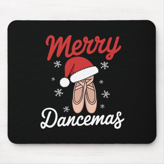 Prettig Dansfeest Let Dansleraar Kerst Dans Muismat (Voorkant)
