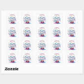 Prettig Divali aanpasbare witte  Vierkante Sticker (Vel)