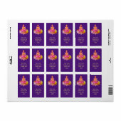Prettig Divali - Deepalavi Lakshmi Godin 4 Etiket (Full Sheet)