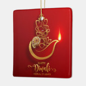 Prettig Divali Keramisch Ornament (Links)