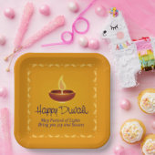 Prettig Divali Papieren bord (Feest)