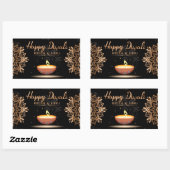 Prettig Divali Rechthoekige Sticker (Vel)