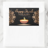 Prettig Divali Rechthoekige Sticker (Tas)