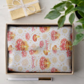 Prettig Divali — Waterverf Diya & Lotus Tissuepapier (Geschenk)