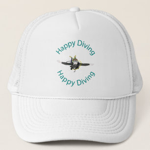 Prettig duiken trucker pet