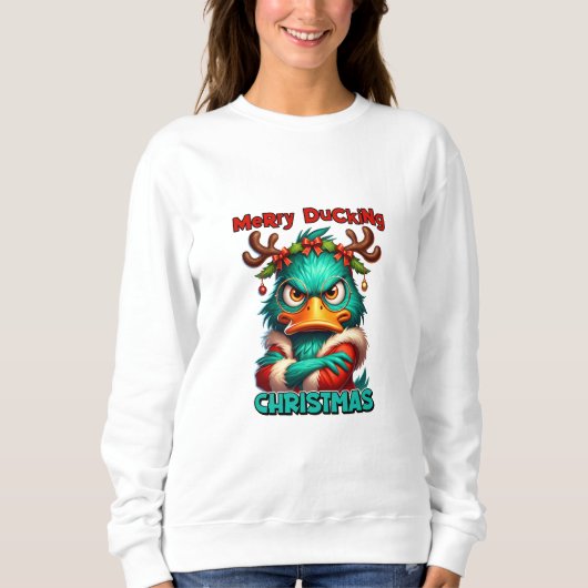 Prettig Eendig Kerstfeest Trui (Voorkant)
