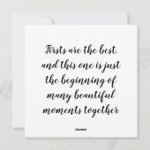 Prettig Eerste Moederdag Bloem Foto Groetkaart Feestdagenkaart (Achterkant)