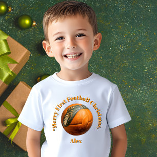 Prettig eerste voetbal Kerstmis baby cadeau