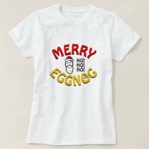 Prettig Eggnog-feest – Kerstwoordspeling grap T-shirt
