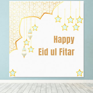 Prettig Eid Canvas Afdruk