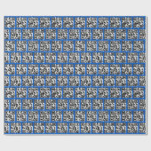 Prettig eindejaar QR-codes Cadeaupapier (Vlak)
