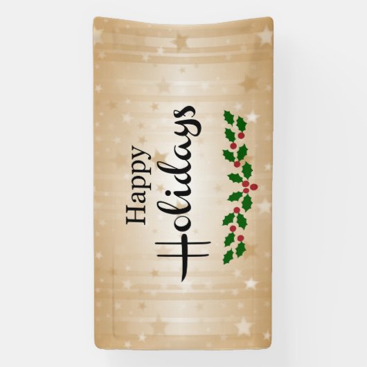 Prettig eindejaar spandoek (Verticaal)