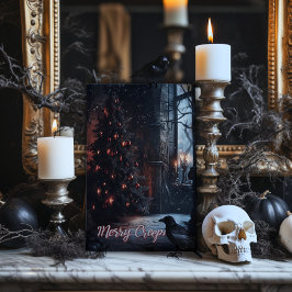 Prettig en eng Kerstmis kaart